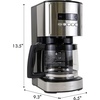 image:imageKenmore Single Serve Coffee Maker  Compatible with Keurig KCup Pods amp Ground Coffee One Cup Brewer 612 Oz Brew Sizes Travel Mug Friendly Auto ShutOff Hot amp Iced Maquina de cafe RedKKCM12BAZ