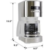 image:imageKenmore Single Serve Coffee Maker  Compatible with Keurig KCup Pods amp Ground Coffee One Cup Brewer 612 Oz Brew Sizes Travel Mug Friendly Auto ShutOff Hot amp Iced Maquina de cafe RedKKCM12B