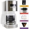 image:imageKenmore Single Serve Coffee Maker  Compatible with Keurig KCup Pods amp Ground Coffee One Cup Brewer 612 Oz Brew Sizes Travel Mug Friendly Auto ShutOff Hot amp Iced Maquina de cafe RedKKCM12B
