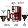 image:imageKenmore Single Serve Coffee Maker  Compatible with Keurig KCup Pods amp Ground Coffee One Cup Brewer 612 Oz Brew Sizes Travel Mug Friendly Auto ShutOff Hot amp Iced Maquina de cafe RedKKCM12