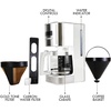 image:imageKenmore Single Serve Coffee Maker  Compatible with Keurig KCup Pods amp Ground Coffee One Cup Brewer 612 Oz Brew Sizes Travel Mug Friendly Auto ShutOff Hot amp Iced Maquina de cafe RedKKCM12B