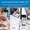 image:imageKenmore Single Serve Coffee Maker  Compatible with Keurig KCup Pods amp Ground Coffee One Cup Brewer 612 Oz Brew Sizes Travel Mug Friendly Auto ShutOff Hot amp Iced Maquina de cafe RedKKCMKCMR