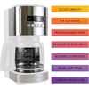 image:imageKenmore Single Serve Coffee Maker  Compatible with Keurig KCup Pods amp Ground Coffee One Cup Brewer 612 Oz Brew Sizes Travel Mug Friendly Auto ShutOff Hot amp Iced Maquina de cafe RedKKCM12B